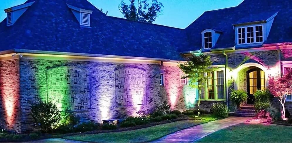 Подсветка деревьев, уличный прожектор для подсветки деревьев купить