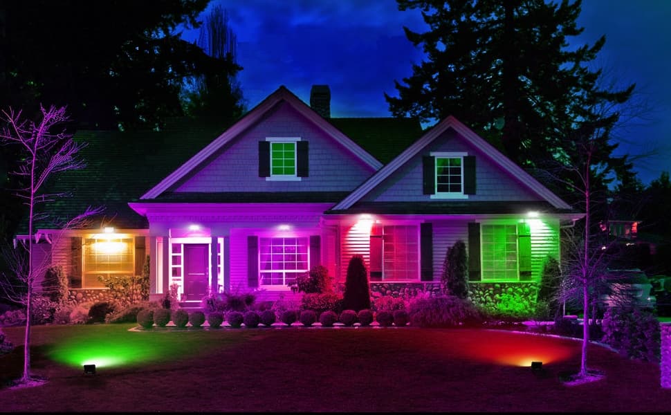 Подсветка деревьев, уличный прожектор для подсветки деревьев купить